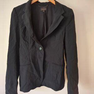 fitted Blazer with Padder Shoulders